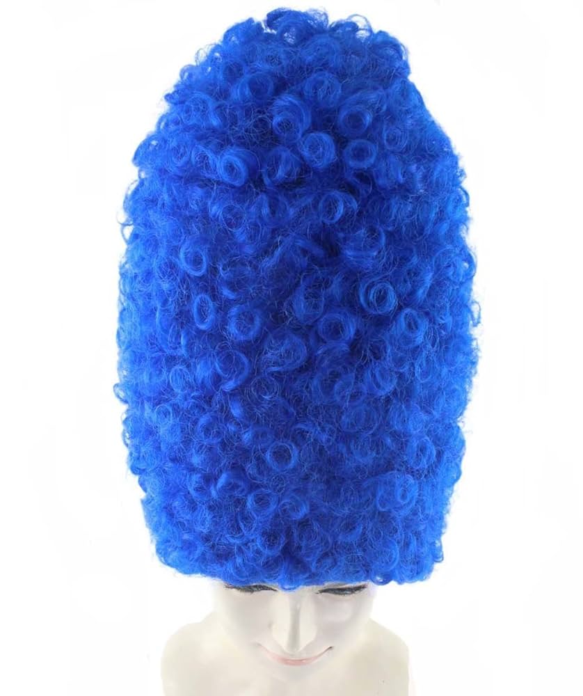 Amazon | Wigs2you 巨大 アフロ 青 仮装 ウィッグ H-2707 フル